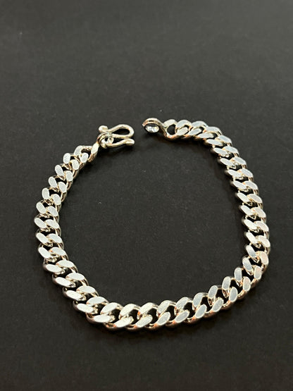Pulsera Eslabones Plata 7MM