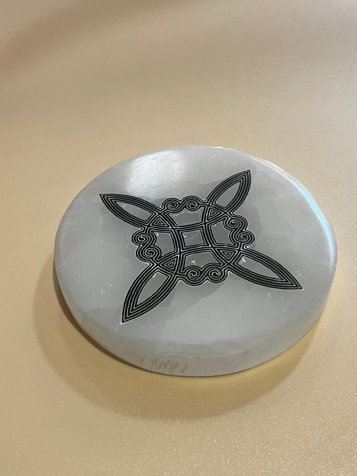 Discos Selenita Nudo Bruja