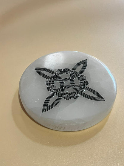 Discos Selenita Nudo Bruja