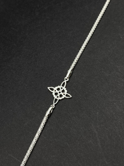Pulsera Nudo de Bruja Cadena