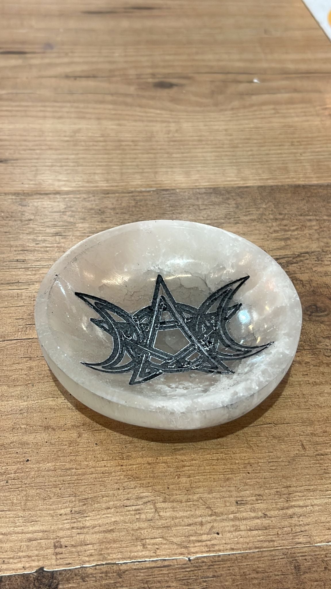 Cuenco Selenita Fases Lunares