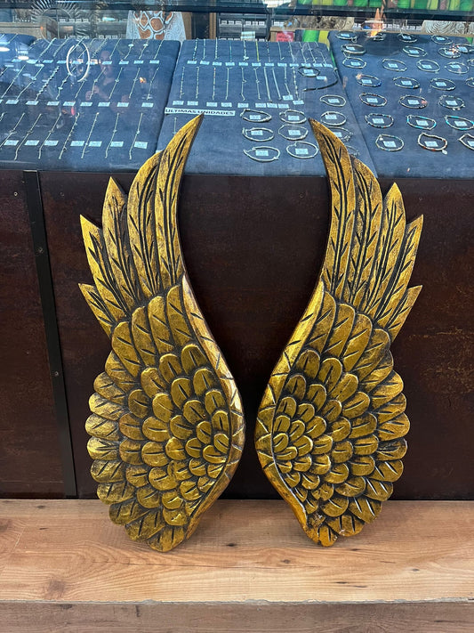 Alas grandes Doradas 90CM