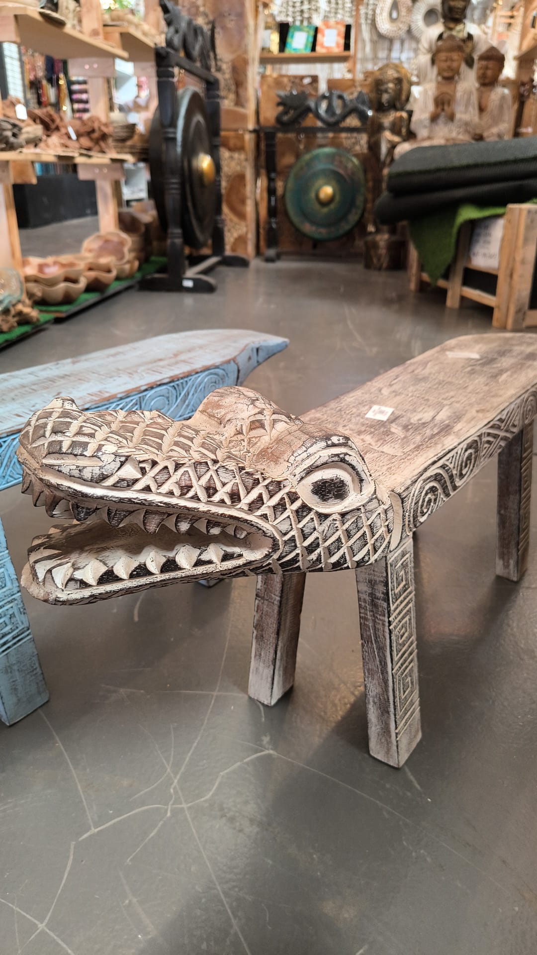 Banco Cocodrilo Madera