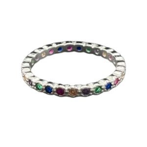 Anillos Circonitas Colores